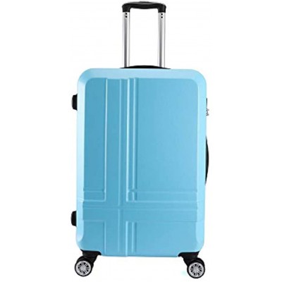 Universal Wheel Pull Rod Box 24 inch Suitcase Password Boarding Box Universal Wheel Cross & mdash; Sky Blue 24 inches