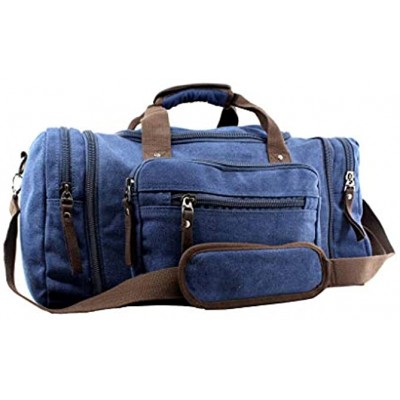 Jiao Miao Overnight Handbag Shoulder Canvas Travel Tote Luggage Weekender Duffel Bag,170804-03