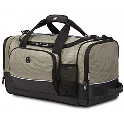 SwissGear Unisex Adult Travel Duffle Bags Pewter Coated 20 inch Travel Duffle Bags