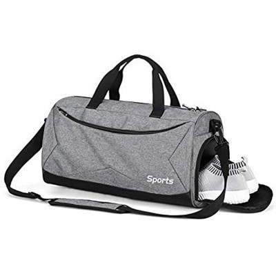 Teeoff Sports Gym Bag with Shoes Compartment Travel Duffel Bag for Men and Women