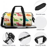 Z&Q Cute Unicorn Sports Gym Bag With Waterproof Wet Pocket & Shoes Compartment Travel Duffel Bag For Men And Women Lightweight 45x23x23cm