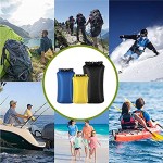 3PCS Dry Bag 5L 10L 20L Waterproof Dry Bag Set Fully Submersible Ultra Lightweight Airtight Waterproof Bags Diamond Ripstop Roll-Top Drybag Sacks for Kayaking Drifting Rafting Hiking Beach