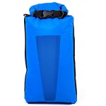 AquaQuest Sea View Waterproof Dry Bag Large Clear 30L Rolltop Drybag for Travel Outdoors & Water Sports Blue