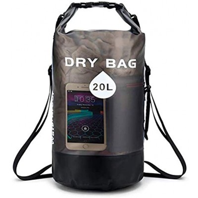 Boglia Waterproof Bag PVC Dry Bags Waterproof for Boating Kayaking Swimming Fishing or Other Water Floating Activities