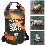 Camping Waterproof Bag Boat Dry Bags Floating Dry Backpack Lightweight Dry Sack for Fishing Accessories Beach Boating Fishing Kayaking Swimming 20l Orange