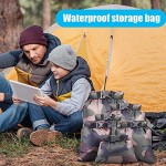 Dry Bags Waterproof Drifting Snorkeling Dry Bag For Kayaking Rafting Boating Hiking Camping Cycling Fishing Camouflage 6pcs