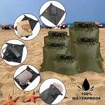 Fairylove Waterproof Pouch 1.5L+2.5L+3.5L+4.5L+6L 5 Pcs Dry Bags Waterproof Set Stuff Sack Waterproof Dry Bag Storage Pouch Bag Outdoor Beach Sack Travel Rafting Drifting Swimming Snorkeling Bag
