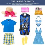 flintronic® Waterproof Bag Shoulder Dry Bag Straps Waterproof Sack for Boating Fishing Rafting Swimming Camping