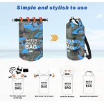 Idefair Waterproof Dry Bag Floating Dry Backpack Beach bag Lightweight Dry Sack for The Beach Boating Fishing Kayaking Swimming Rafting,Camping10L 20L 30L