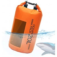 Idefair Waterproof Dry Bag,Floating Dry Backpack Roll Top Lightweight Dry Sack Dry Storage Bag for Travel Beach Boating Fishing Kayaking Swimming Rafting Camping