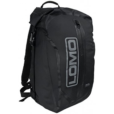 Lomo Dry Bag Daysack 30L Black Waterproof Rucksack Roll Top Drybag