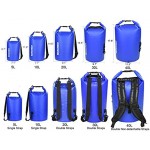 MARCHWAY Floating Waterproof Dry Bag 5L 10L 20L 30L 40L Roll Top Sack Keeps Gear Dry for Kayaking Rafting Boating Swimming Camping Hiking Beach Fishing Dark Blue 5L