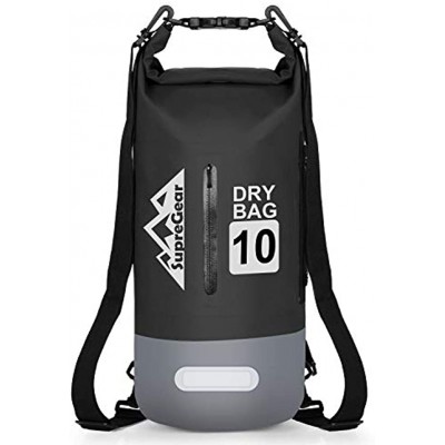SupreGear Waterproof Dry Bag Durable Storage Bag Sack Ditty Bag with Waterproof Phone Case and Adjustable Shoulder Strap for Kayaking Camping Boating Hiking Swimming Outdoor Activities