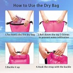 Waterproof Bag Dry Bag 2L 5L 10L 20L Clear Dry Bag Sack with Waterproof Phone Bag for Men Women Roll Top Waterproof Backpack for Kayaking Swimming Boating Surfing Fishing Camping Beach Travelling
