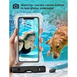 Waterproof Phone Case Waterproof Phone Pouch for Swimming Snorkeling Underwater Case for Phone up to 7 Compatible with iPhone 13 12 11 Pro Max X XR XS 8 Samsung S21 S20 S10 Cellphone Dry Bag 2 Pcs