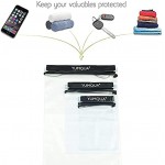 YUMQUA Waterproof Bag Waterproof Pouch Dry Bag for Document Map,Camera,Tablet and Phone Set of 3
