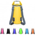 Yuxahiug Swimming Bag PVC Waterproof Backpack Kayak Pouch Outdoor Trekking Shoulder Dry Bag Travel Diving Boat Ocean Pack River Bag 5L 10L 15L 20L 30L Color : 1 Size : 10L