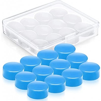 12 Pairs Silicone Ear Plugs Soft Reusable Moldable Silicone Earplugs Noise Cancelling Earplugs Gel Ear Plugs with Case for Sleeping Swimming Snoring Concert Airplane 32dB NRR