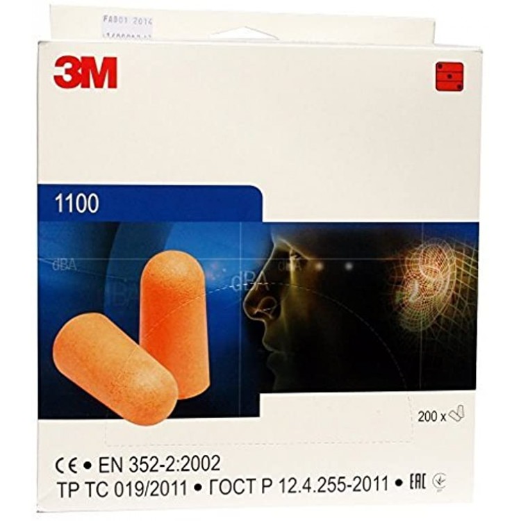 2 X 20 Pairs of 3M 1100 Ear Plugs by 3M