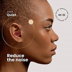 Loop Quiet Earplugs for Sleeping – Super Soft Reusable Hearing Protection in Flexible Silicone for Noise Reduction & Flights 8 Ear Tips in XS S M L – 27dB Noise Cancelling Red