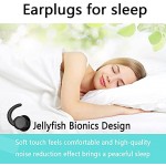 Silicone Ear Plugs for Sleeping Noise Cancelling Reusable Earplugs for Sleep with Case Great for Swimming Concerts Hearing Protection Travel Snoring
